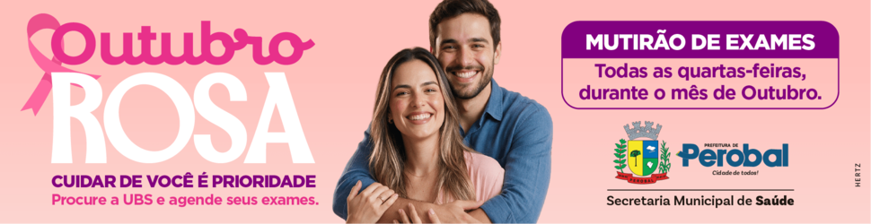 PREFEITURA PEROBAL - OUTUBRO ROSA