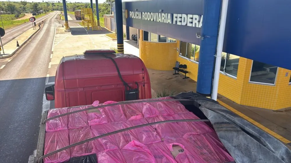 PRF apreende 600 mil maços de cigarros contrabandeados em bitrem no Paraná